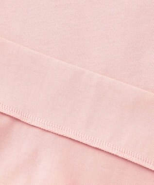 組曲 【汗ジミ防止・撥水】GIZAプレーティング天竺フレンチスリーブ カットソー ピンク系