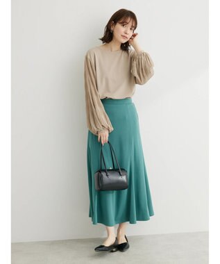 Green Parks マジョリカプリーツプルオーバー Beige