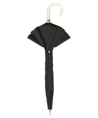 MOONBAT 【一級遮光日傘】LANVIN en Bleu (ランバン オン ブルー)  長傘 フレアフリル 遮光 遮熱 UV ブラック