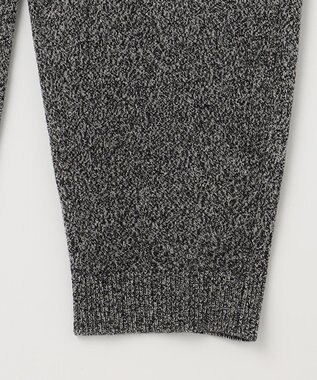 23区 【SLOW/一部店舗限定】ニットトータル パンツ オフ×ブラック杢