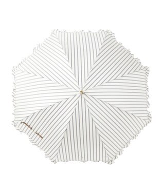 MOONBAT POLO RALPH LAUREN（ポロ ラルフローレン） 長傘 ストライプ×フリル ネイビーブルー