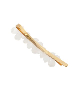 Maison de FLEUR 2セットフラワーパールヘアピン Gold