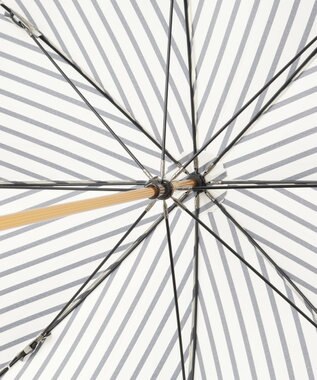 MOONBAT POLO RALPH LAUREN（ポロ ラルフローレン） 長傘 ストライプ×フリル ネイビーブルー