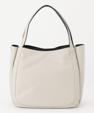 Y'SACCS シュリンクレザートート Mサイズ アイボリー