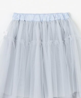 組曲 KIDS 【S-Lサイズ】チュール スカート サックスブルー系