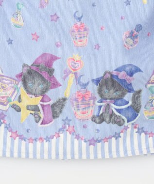 ANY KIDS マジカルキャットフレアスカート サックスブルー