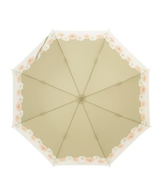 MOONBAT 【FUDGE掲載】PAUL&JOE ACCESSOIRES(ポール＆ジョー アクセソワ) 長傘 クリザンテーム ベージュ