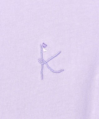 組曲 KIDS 【150-160㎝】 フルールフリルTシャツ ラベンダー