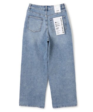 UNFILO 【UNFILO DENIM】 ルーズワイドデニム ウォッシュブルー