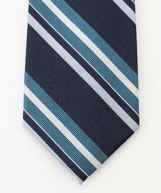 J.PRESS MEN 【STRUCTURE MIX COLLECTION】レジメンタル ネクタイ ネイビー系1
