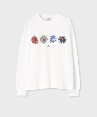 Paul Smith マルチ フローラル プリント 長袖Tシャツ