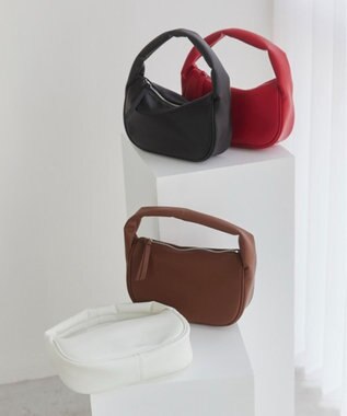 WEGO 【ANGIE VINTAGE】ハーフムーンBAG オフホワイト