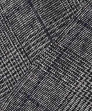 JOSEPH ABBOUD 【キングサイズ・柔らかな肌触り】 オーガニックラフィ グレンチェックシ ャツ ブラック系4