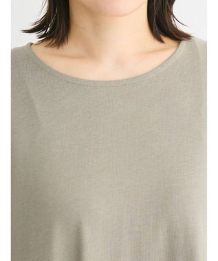 Green Parks ・ＳＵＧＡＲ　ＳＰＯＯＮ【ＣＯＯＬ】フレンチキリカエワンピ Gray Beige