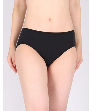 Wing ショーツ 【綿の贅沢オーガニック】 はきこみ丈ふつう EC2100 ウイング／ワコール ブラック