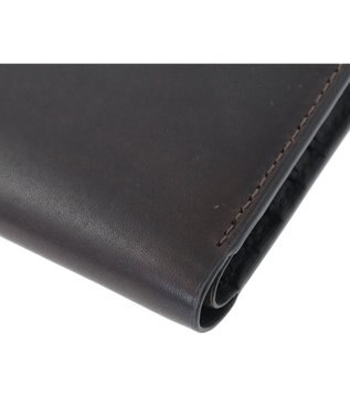 genten スクエアウォレット キップレザー二つ折り財布 ノウチャ