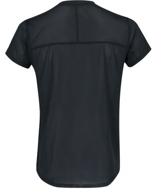 CW-X 【UNISEX】 CW-X ランニングシャツ メッシュ素材 涼しい着ごこち 大穴メッシュ仕様(脇下) スポーツウェア 半袖 3分袖 ユニセックス DLR165 /ワコール ブラック