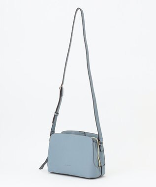 LA BAGAGERIE 【maison vert】 【多収納】アオリショルダーバッグ ライトブルー