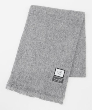 J.PRESS YORK STREET 【UNISEX】大判マフラー ライトグレー系