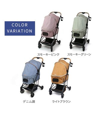 PET PARADISE smooca コンパクト ペットカート 《スモーキーピンク》 スモーキーピンク