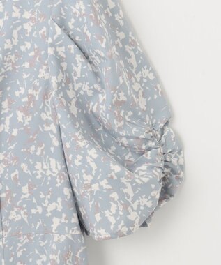 ANY SIS 【洗える】ファジープリント ワンピース ミント系