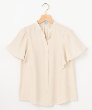 組曲 S 【WEB限定】ヴィンテージジョーゼットスキッパー ブラウス ベージュ系