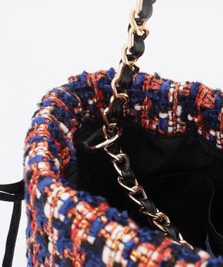 組曲 ツイードMINIドロスト バッグ ネイビー系7