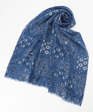 JOSEPH ABBOUD 【イタリア製】ペイズリープリントストール