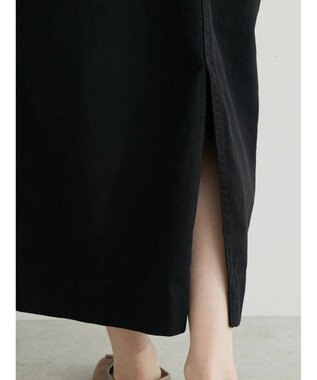 Green Parks カツラギサロペットスカート Black