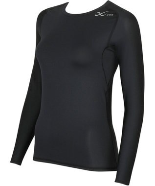 CW-X 【WOMEN】　機能性トップス　SECOND　BODY　2.0　吸汗速乾　UVカット率90%以上　抗菌防臭　丸首・長袖　/ワコール　CHY029 ブラック