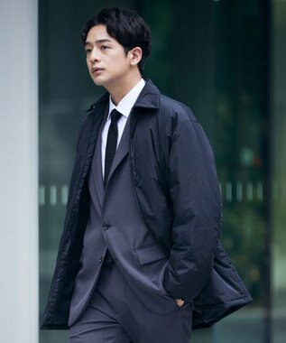 UNFILO MENS 【KAPOK KNOT × UNFILO】ライトネスコート ブラック