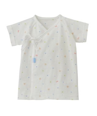 MIKI HOUSE HOT BISCUITS メッシュ短肌着2枚セット ブルー