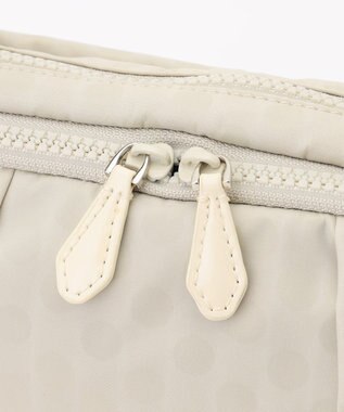 Y'SACCS Polka Dots スクエアポシェット アイボリー