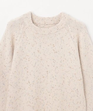 GRACE CONTINENTAL カシミヤ混ラメニットトップ キナリ