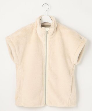 23区GOLF いつものスタイリングをアップデート【WOMEN】ファーフレンチ ベスト アイボリー系