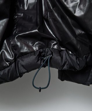 JOSEPH ABBOUD MOUNTAIN 【軽量/撥水】 フーデットキルティング ダウンブルゾン ネイビー系