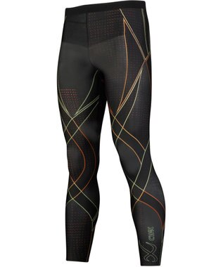 CW-X 【MEN】 スポーツタイツ 下半身フルサポート ジェネレーターモデル2.0 吸汗速乾 抗菌防臭 HZO699 /ワコール グリーン