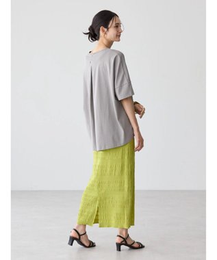 AMERICAN HOLIC 接触冷感バックタックカットプルオーバー Gray