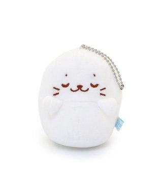 Mother garden しろたん 白いもの おばけ マスコットキーホルダー 8cm 《ノーマル / にっこり / すやすや》 【単品】 すやすや