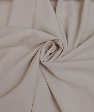 Tiaclasse L 【洗える】テーラードスーツワンピース ライトベージュ