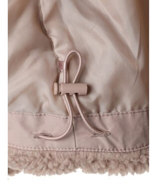 Green Parks スタンドカラーボアブルゾン Mocha