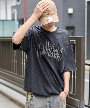 WEGO 【ユニセックス着用ITEM】ワッペンロゴドロストBIG　T（SS） ブラックその他