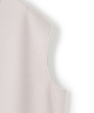 ICB ミルドウール ニットジレ トープ系