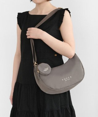 TOCCA MEMORY OF MOON POCHETTE ナイロンポシェット【WEB＆一部店舗限定・環境にやさしい素材】 グレージュ系