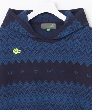 PW CIRCULUS 【手洗い可】【MEN】フェアアイルニットフーディ ネイビー系5