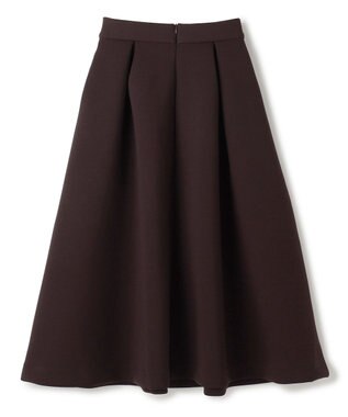 UNFILO L 【VERY×UNFILOコラボ】BEAUTY FORM JERSEY+ ボリューム フレアスカート ブラウン