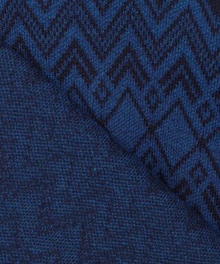 PW CIRCULUS 【手洗い可】【MEN】フェアアイルニットフーディ ネイビー系5