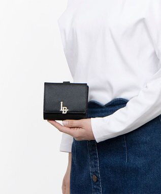 LANVIN en Bleu エルヴィー 内BOX財布 ブラック