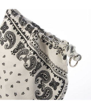 UNBILLION カシュカシュ cachecache / カジュアルパターンビッグトート ホワイト