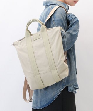 ACE BAGS & LUGGAGE W&.Day/Night レポ 2WAYトート A4サイズ 19171 ダブルアンドデイナイト ライトグレージュ